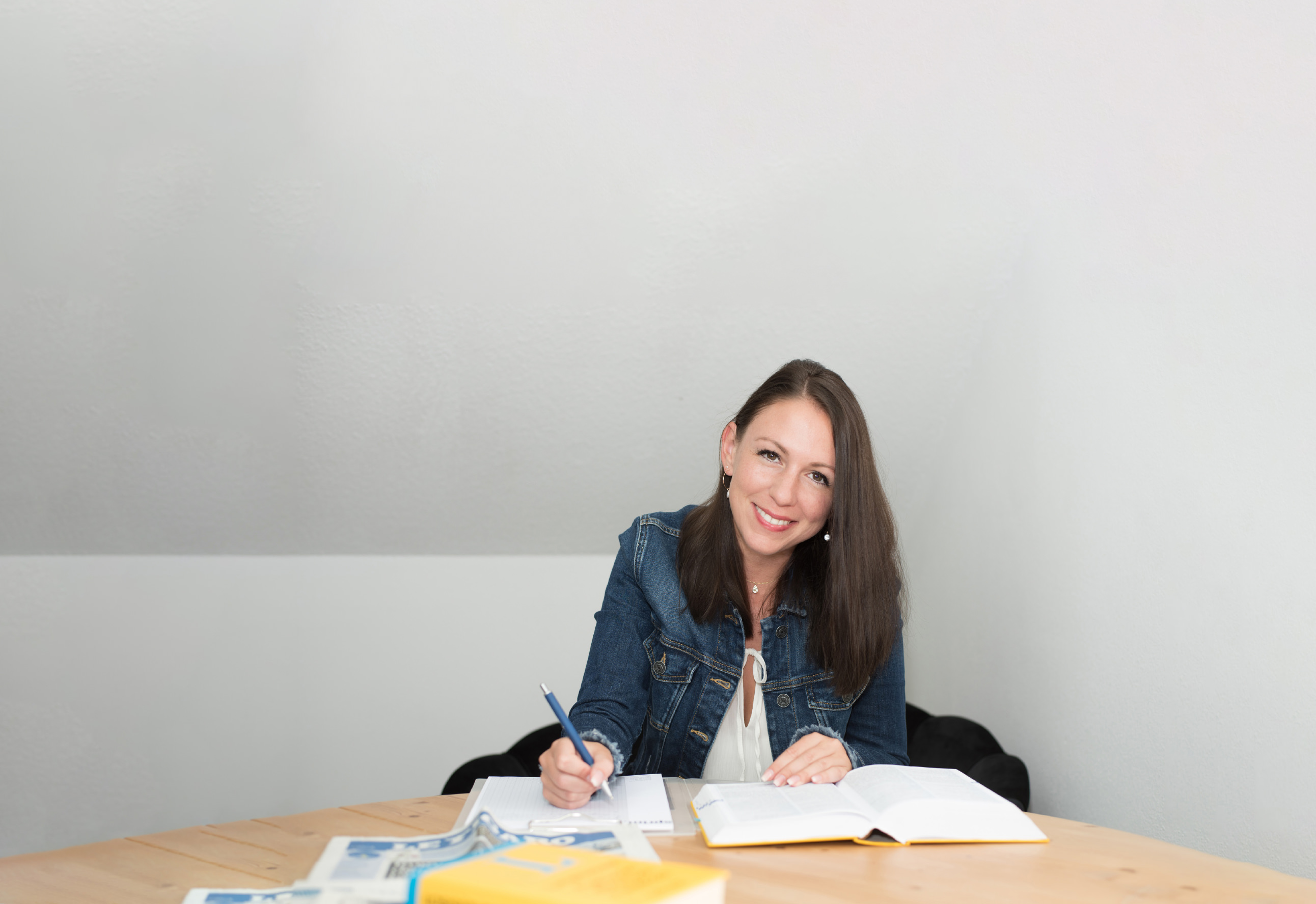 Kristin Simon beim Unterrichten